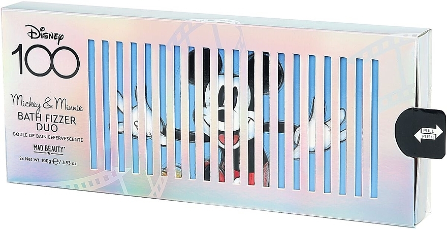Kule do kąpieli - Mad Beauty Disney 100 Mickey & Minnie Bath Fizzer Duo — Zdjęcie N1