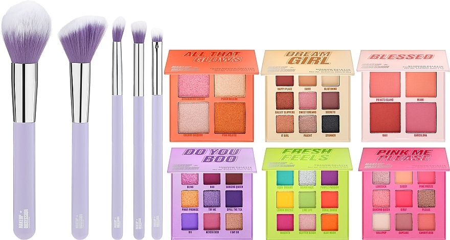 Zestaw prezentowy, 11 produktów - Makeup Obsession Be Obsessed Palette Vault — Zdjęcie N2