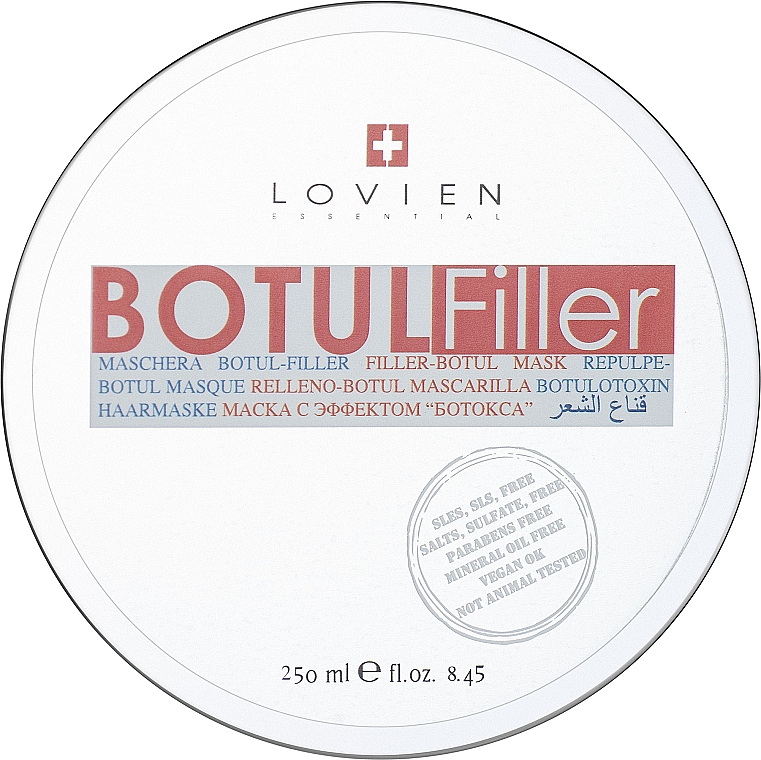 Maska do głębokiej odbudowy włosów z efektem botoksu - Lovien Essential Botox Filler Mask — Zdjęcie N1