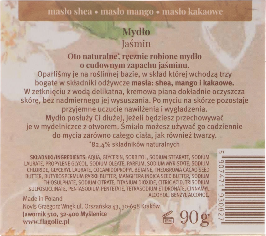 Naturalne mydło wegańskie Jaśmin - Flagolie by Paese Jasmin — Zdjęcie N2