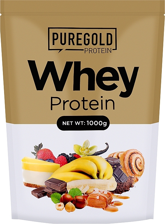 Białko o smaku pina colada - Pure Gold Whey Protein Pina Colada — Zdjęcie N1