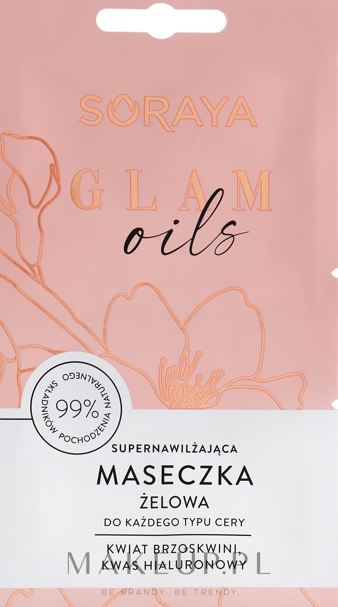 Supernawilżająca maseczka żelowa do twarzy - Soraya Glam Oils Super Moisturizing Gel Mask — Zdjęcie 10 ml