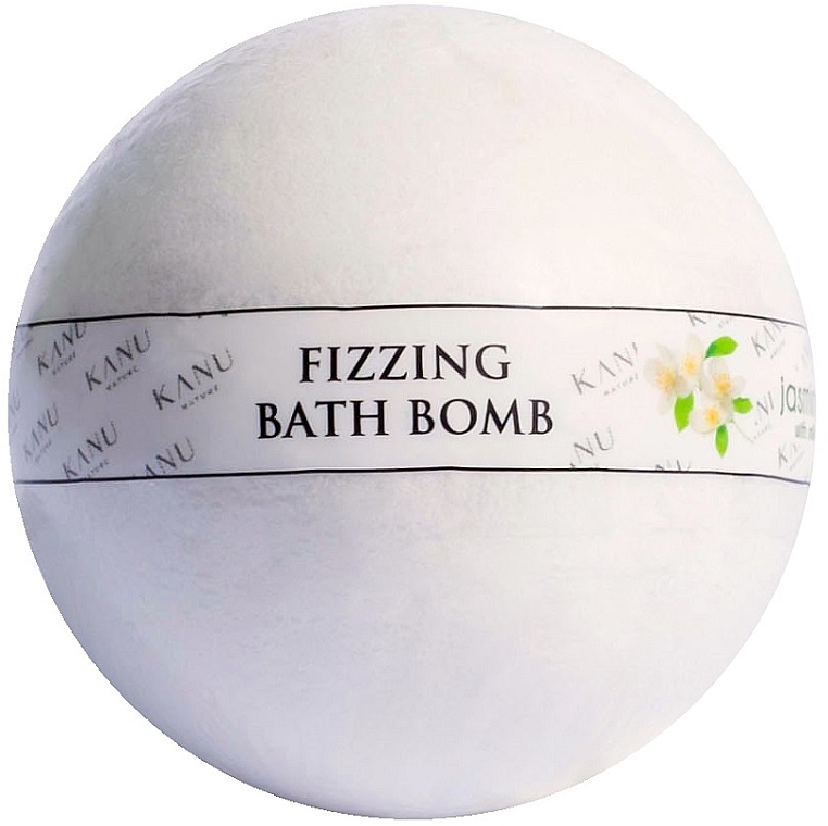 PREZENT! Kula do kąpieli Jaśmin - Kanu Nature Fizzing Bath Bomb Jasmine — Zdjęcie N1