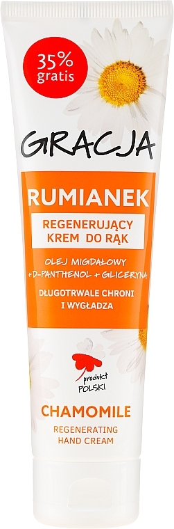 WYPRZEDAŻ Regenerujący krem do rąk Rumianek - Gracja * — Zdjęcie N1