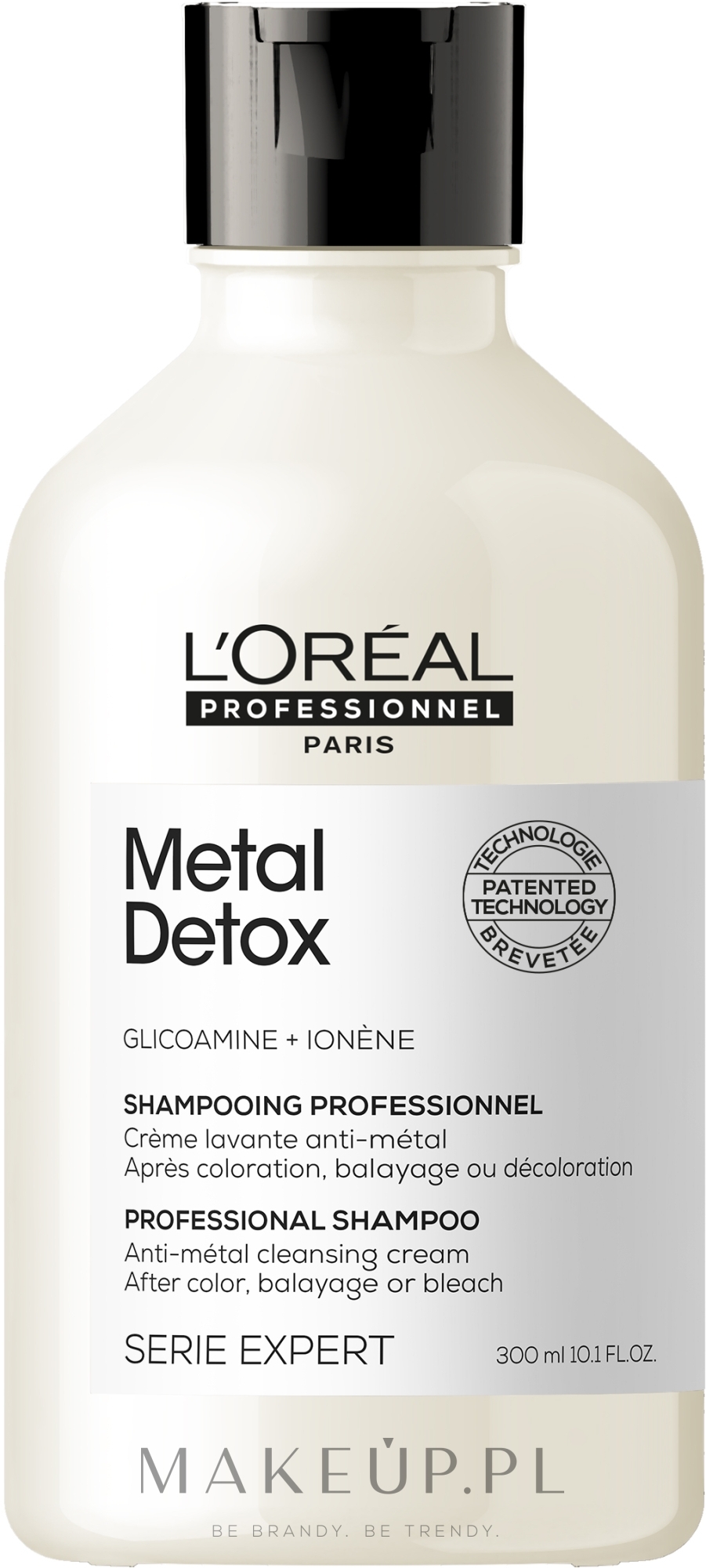 Profesjonalny oczyszczający szampon neutralizujący metaliczne osady na włosach - L'Oréal Professionnel Metal Detox Anti-metal Cleansing Cream Shampoo — Zdjęcie 300 ml