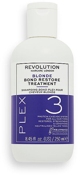 Odżywka odbudowujący do włosów blond - Revolution Haircare Blonde Plex 3 Bond Restore Treatment — Zdjęcie N1