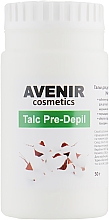 Talk do depilacji i shugaringu - Avenir Cosmetics Talc Pre-Depil — Zdjęcie N1