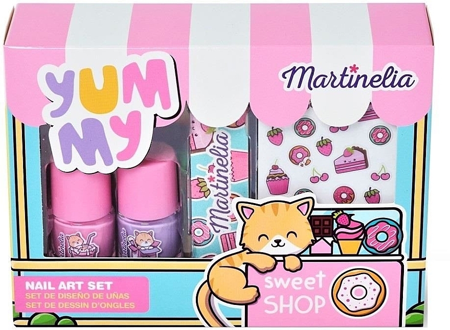 Zestaw do paznokci, 4 produkty - Martinelia Yummy Sweet Shop Nail Art Set — Zdjęcie N1