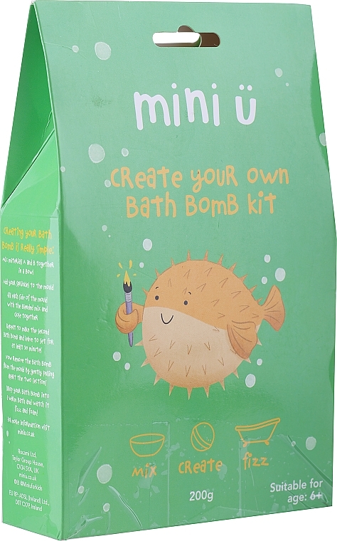 PRZECENA! Zestaw - Mini Ü Create Your Own Bath Bomb (b/bomb/200g) * — Zdjęcie N2