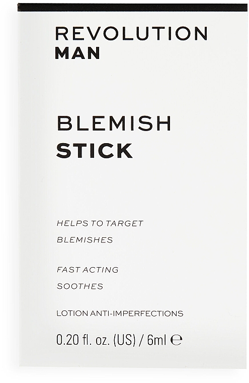 Kuracja punktowa - Revolution Skincare Man Blemish Stick — Zdjęcie N3