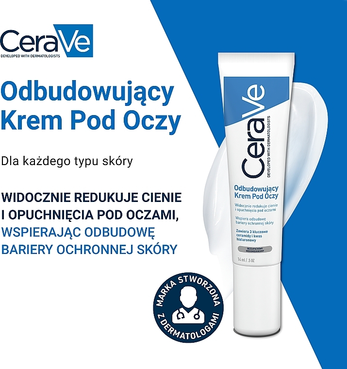 Odbudowujący krem pod oczy - CeraVe Eye Repair Cream — Zdjęcie N4