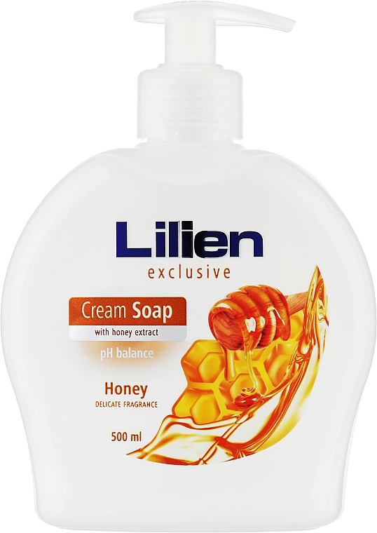 Mydło w płynie z miodem - Lilien Honey Cream Soap — Zdjęcie N1