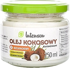 Kup Bezzapachowy rafinowany olej kokosowy - Intenson 