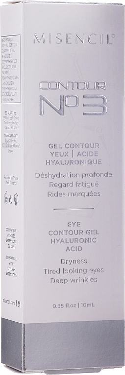 Żel do okolic oczu z kwasem hialuronowym - Misencil Eye Contour Gel Hyaluronic Acid — Zdjęcie N2