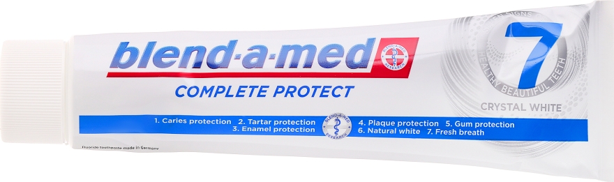 Wybielająca pasta do zębów - Blend-a-med Complete Protect 7 Crystal White Toothpaste — Zdjęcie N4