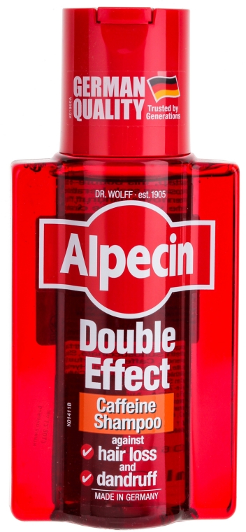 Kofeinowy szampon zapobiegający łupieżowy i wypadaniu włosów - Alpecin Double Effect Caffeine Shampoo