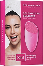 Kup Soniczna szczoteczka do oczyszczania twarzy, różowy - Dermofuture Sonic Cleaner