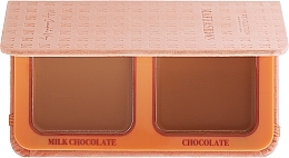Kup Paletka kremowych bronzerów do twarzy - Makeup Revolution x Maffashion Milky Chocolate Way Cream Bronzer Duo