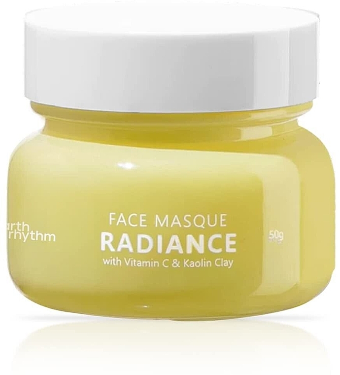 Maseczka do twarzy z witaminami i glinką kaolinową - Earth Rhythm Radiance Face Masque With Vitamin & Kaolin Clay — Zdjęcie N2