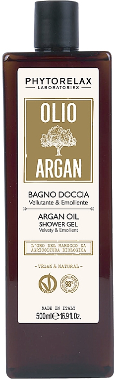 Żel pod prysznic z olejem arganowym - Phytorelax Laboratories Olio di Argan Shower Gel — Zdjęcie N1