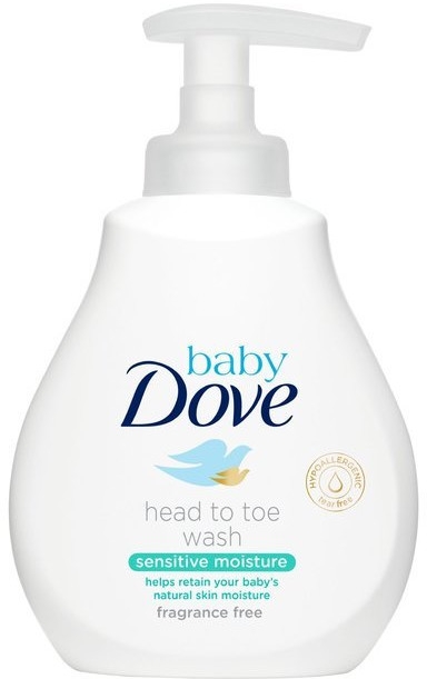 Nawilżający żel dla dzieci do mycia ciała i włosów - Baby Dove Sensitive Moisture Head to Toe Wash — фото N1