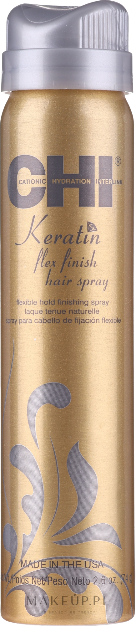 Lakier do włosów - CHI Keratin Flexible Hold Hair Spray — Zdjęcie 74 g