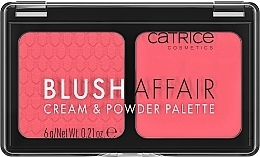 Paletka różów do policzków - Catrice Blush Affair Cream & Powder Palette — Zdjęcie N2