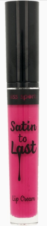 Satynowy krem w płynie do ust - Miss Sporty Satin To Last Lip Cream — Zdjęcie N1