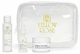 Kup Zestaw - Yellow Rose Face Collagen Mini Set (water/100ml + f/cr/30ml + ser/20ml)