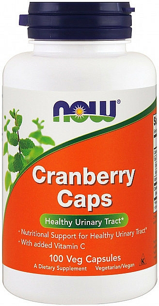 Kapsułki wegetariańskie Żurawina - Now Foods Cranberry Caps — Zdjęcie N1