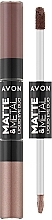 Podwójny cień do powiek w płynie - Avon Matte & Metal Liqiud Eye Duo — Zdjęcie N1