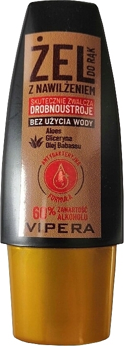 PRZECENA! Antybakteryjny żel do dezynfekcji rąk - Vipera Antibacterial Hand Gel * — Zdjęcie N1