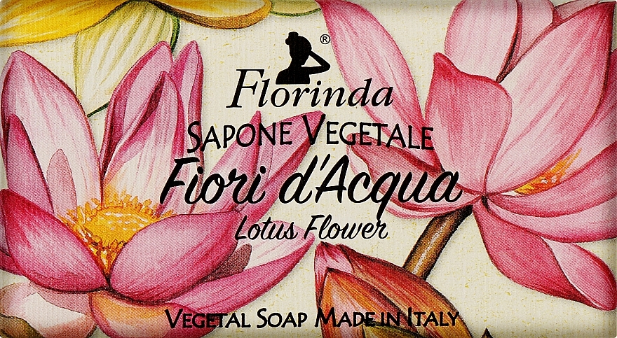 Mydło naturalne Lotos - Florinda Red Lotus Flowers Vegetal Soap — Zdjęcie N1