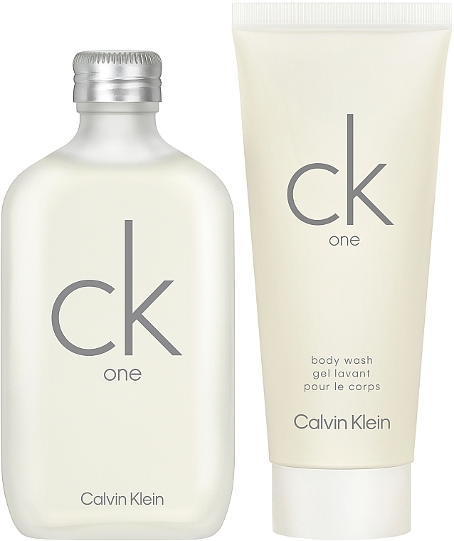 Calvin Klein CK One - Zestaw (edt 100 ml + sh/g 100 ml) — Zdjęcie N2