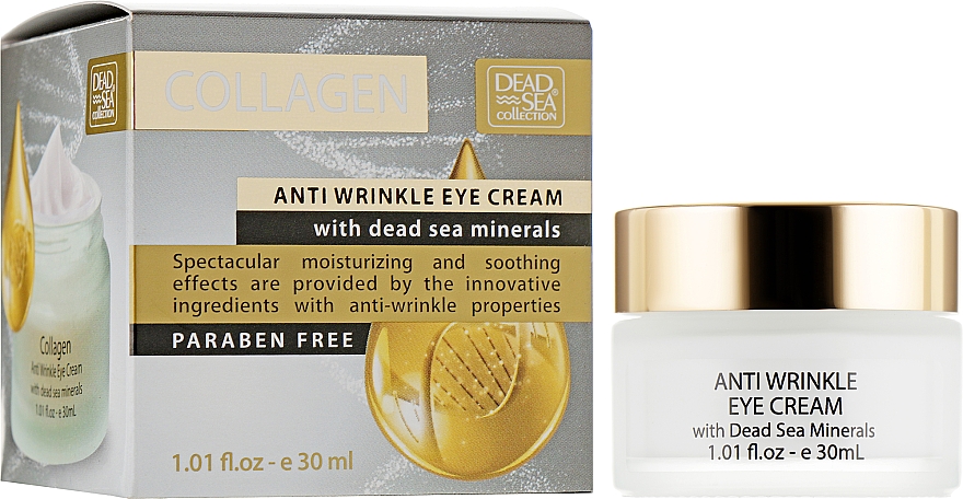 Przeciwzmarszczkowy krem pod oczy - Dead Sea Collection Collagen Anti-Wrinkle Eye Cream