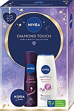 Kup Zestaw - NIVEA Diamond Touch Set (deo/150ml + sh/gel/250ml + b/cr/30ml)