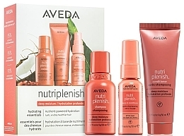 Kup Zestaw - Aveda Nutriplenish Deep Discovery Set (shampoo/50ml + h/cond/50ml + h/spray/30ml)