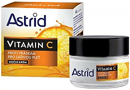 Przeciwzmarszczkowy krem na noc z witaminą C - Astrid Vitamin C Night Anti-Wrinkle Cream — Zdjęcie N1