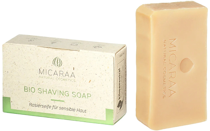 Mydło do golenia - Micaraa Bio Shaving Soap — Zdjęcie N1