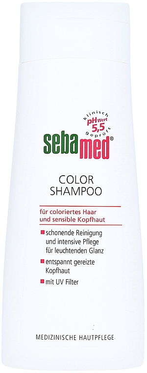 Szampon do włosów farbowanych - Sebamed Color Shampoo Sensitive — фото N1