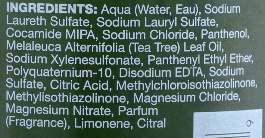 Zagęszczający szampon do włosów Cytryna i szałwia - Paul Mitchell Tea Tree Lemon Sage Thickening Shampoo — Zdjęcie N3