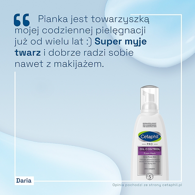 Pianka do mycia - Cetaphil Pro Oil Control Foam Wash — Zdjęcie N5