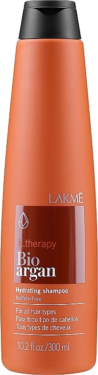 Nawilżający szampon ze 100% organicznym olejem arganowym - Lakmé K.Therapy Bio-Argan Shampoo — Zdjęcie N1