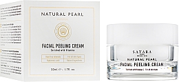 Kup Peeling do twarzy na bazie minerałów z Morza Martwego - Satara Natural Pearl Facial Peeling Cream