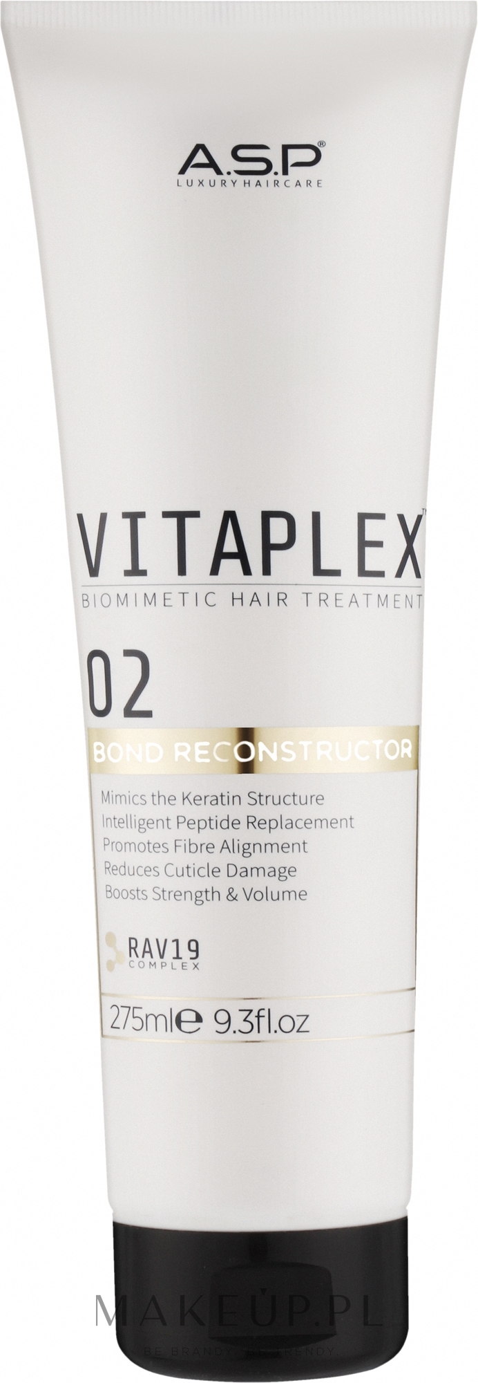 Koncentrat do włosów - Affinage Salon Professional Vitaplex Biomimetic Hair Treatment Part 2 Reconstructor — Zdjęcie 275 ml