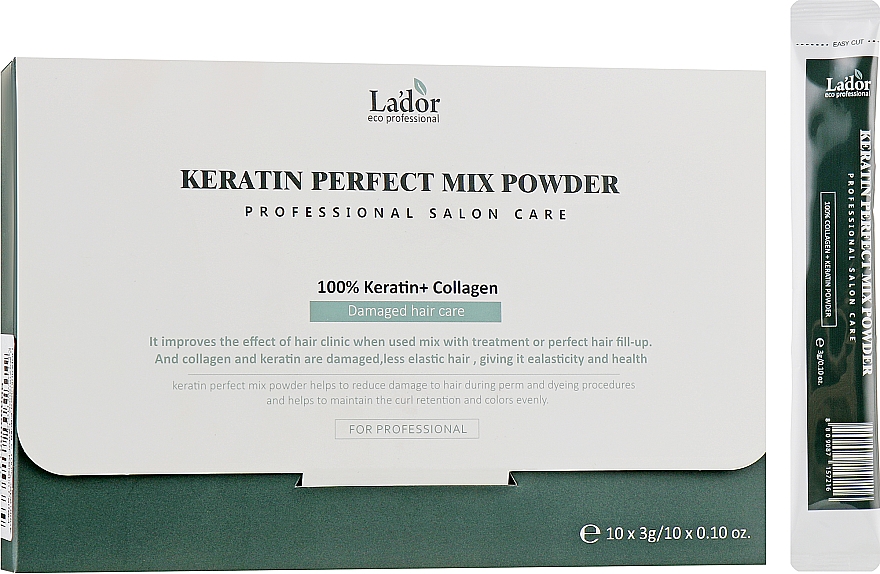 100% keratyna i maska ​​kolagenowa w proszku - La'dor Keratin Perfect Mix Powder
