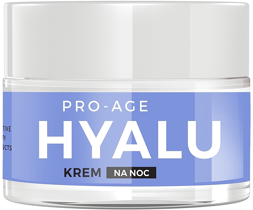 Ujędrniający krem przeciwzmarszczkowy Wypełnienie i regeneracja - AA Hyalu Pro-Age Night Cream — Zdjęcie N2