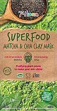 Kup Glinkowa maska do twarzy z chia i matchą - 7th Heaven Superfood Matcha Chia Clay Mask