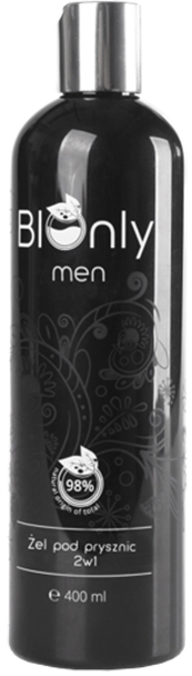 Żel pod prysznic 2 w 1 z węglem aktywnym dla mężczyzn - BIOnly Men — Zdjęcie N1