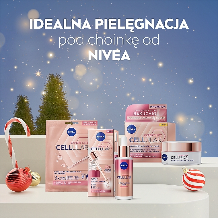 Zestaw - NIVEA Cellular Expert Lift (f/cr/50ml + f/ser/30ml + f/mask/1pc) — Zdjęcie N2